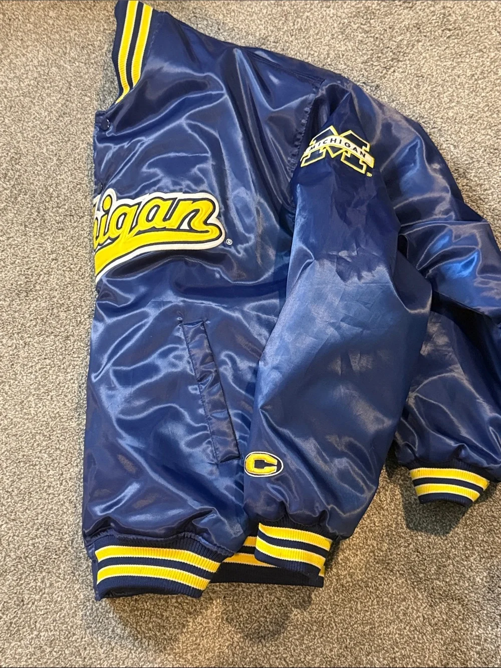 Vintage Colosseum Men's Univ of Michigan Jacket size XL